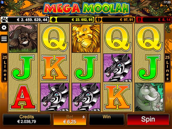 mega moolah gameplay