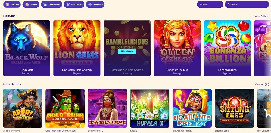 LetsLucky casino games